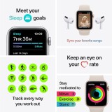 Apple Watch SE GPS, 44mm Gold Aluminium Case